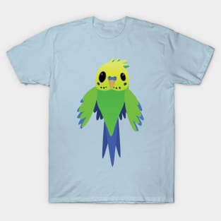 Flying green budgerigar T-Shirt